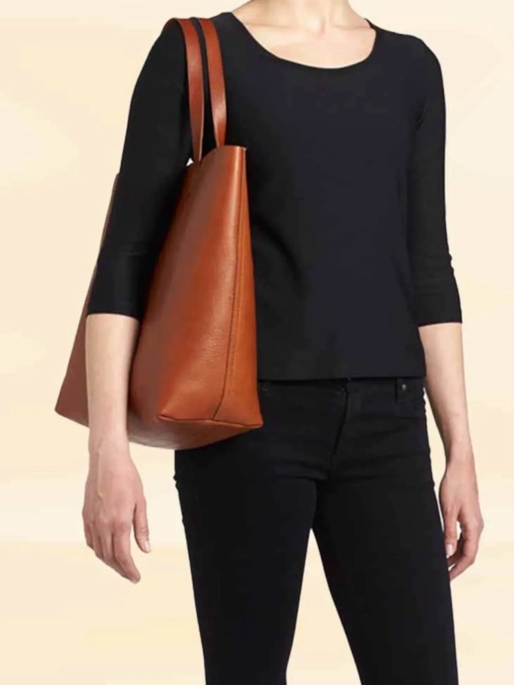 MADEWELL TRANSPORT TOTE, ENGLISH SADDLE W/CARD WALLET - Picture 15 of 15